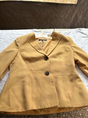 Woman Mustard Yellow Tailored Blazer